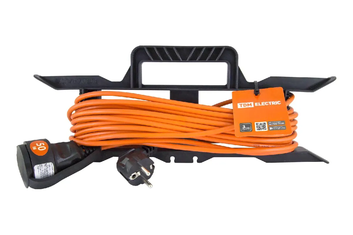 Удлинитель-шнур силовой на рамке УШ10 TDM Electric SQ1302-0315-0