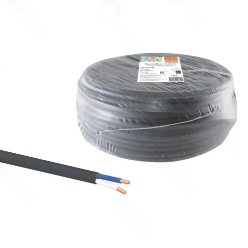 Провод TDM Electric ВВГмб-П нг(А)-LS 2х1,5 220/380 (100м) Народный-0